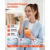 Countertop Ice Maker, 44 lbs per Day, Self-Cleaning Portable Machine with Scoop, 4 lbs Ice-Storage Basket