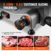 Meat Slicer, 340W Electric Deli Food Slicer with 10" SUS420 Stainless Steel Blade and Built-in Sharpening Stone
