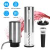 4 In 1 Electric Wine Opener Set Rechargeable Wine Aerator Foil Cutter Vacuum Wine Stopper Wine Gifts For Men Women