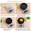 Imountek Digital Scale 1000G X 0.1G Pocket Electronic Kitchen Scale With 6 Units Tare Function Lcd Backlit Screen Auto Off
