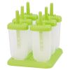 6Pcs Popsicle Molds Reusable Ice Cream Diy Ice Pop Maker Ice Bar Maker Plastic Popsicle Mold For Homemade Iced Snacks