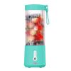 450Ml/15.2Oz Portable Fruit Blender With 6 Blades Rechargeable Juice Cup For Shakes Smoothies Juice Personal Mini Fruit Mixer For Outdoor Gym Office