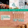 35Pcs Kitchen Cooking Utensils Set Spatula Set Baking Utensil Set Kitchen Accessories Necessities With Holder Egg Whisk Separator Tong Turner Spoons C