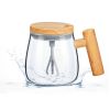 Electric Mixing Mug 400Ml High Speed Mixing Cup Usb Rechargeable Self String Mug Ip67 Waterproof One Button Start For Coffee Milk Protein Powder Egg