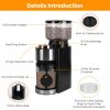 Conical Burr Coffee Grinder Electric Coffee Bean Grinder With 25 Grind Settings 12 Cups Selection For Drip/Percolator/French Press/Espresso/Cold Brew/