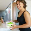 3L/0.8Gal Salad Spinner Fruit Vegetable Washer Lettuce Drainer Hand Cranking Vegetable Dryer With Lid For Home Kitchen Fruit Vegetable Washing
