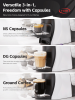 PSH17  4-in-1 Capsule Coffee Maker with 1400W Power, 20Bar Pressure, 100L Water Tank (50ml-120ml), Cold/Hot Coffee Extraction, Smart Touch Control